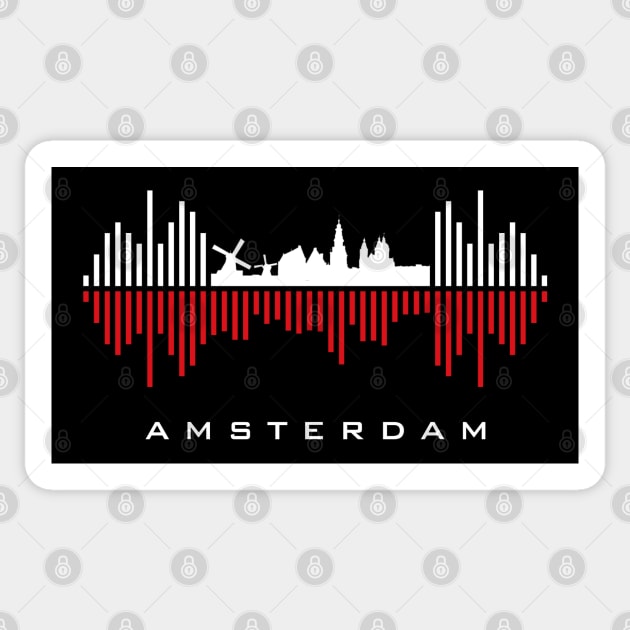 Amsterdam Soundwave Sticker by blackcheetah